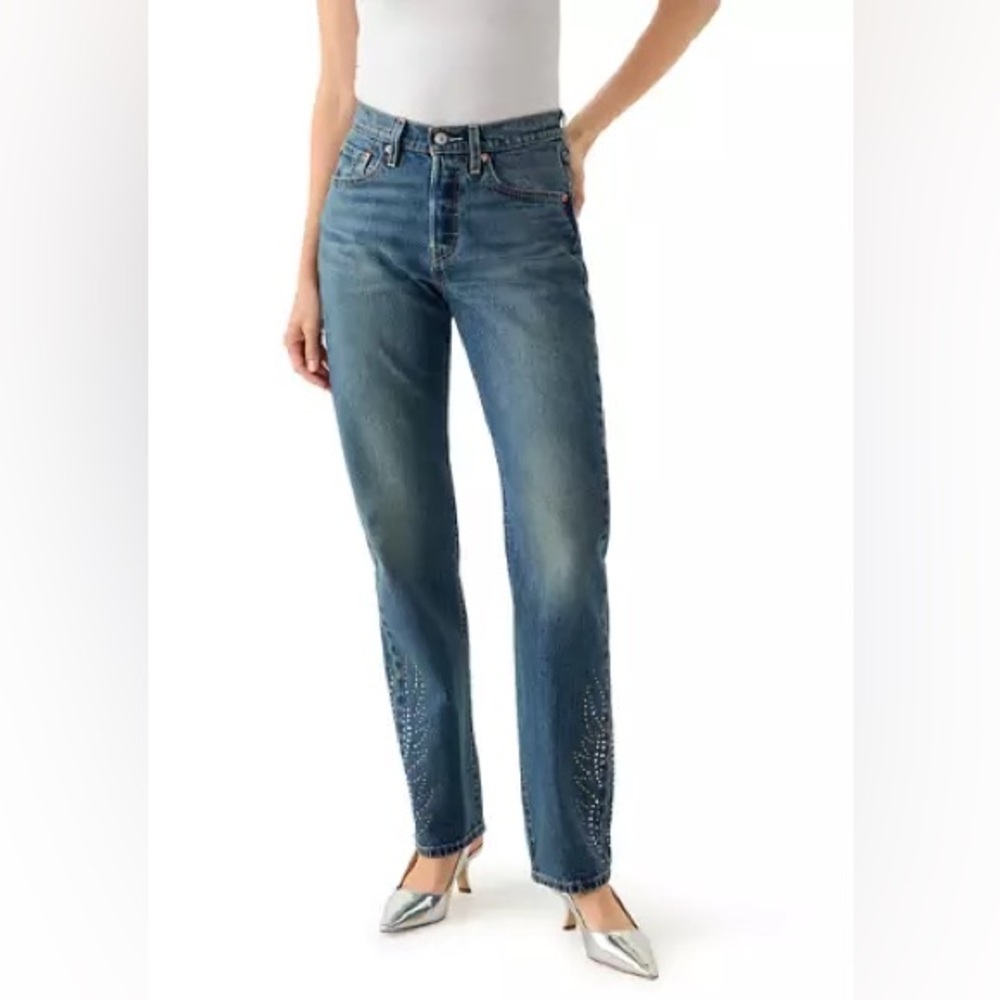 NWT Levi's 501® Curve High Waist Straight Leg Jeans | 24x30